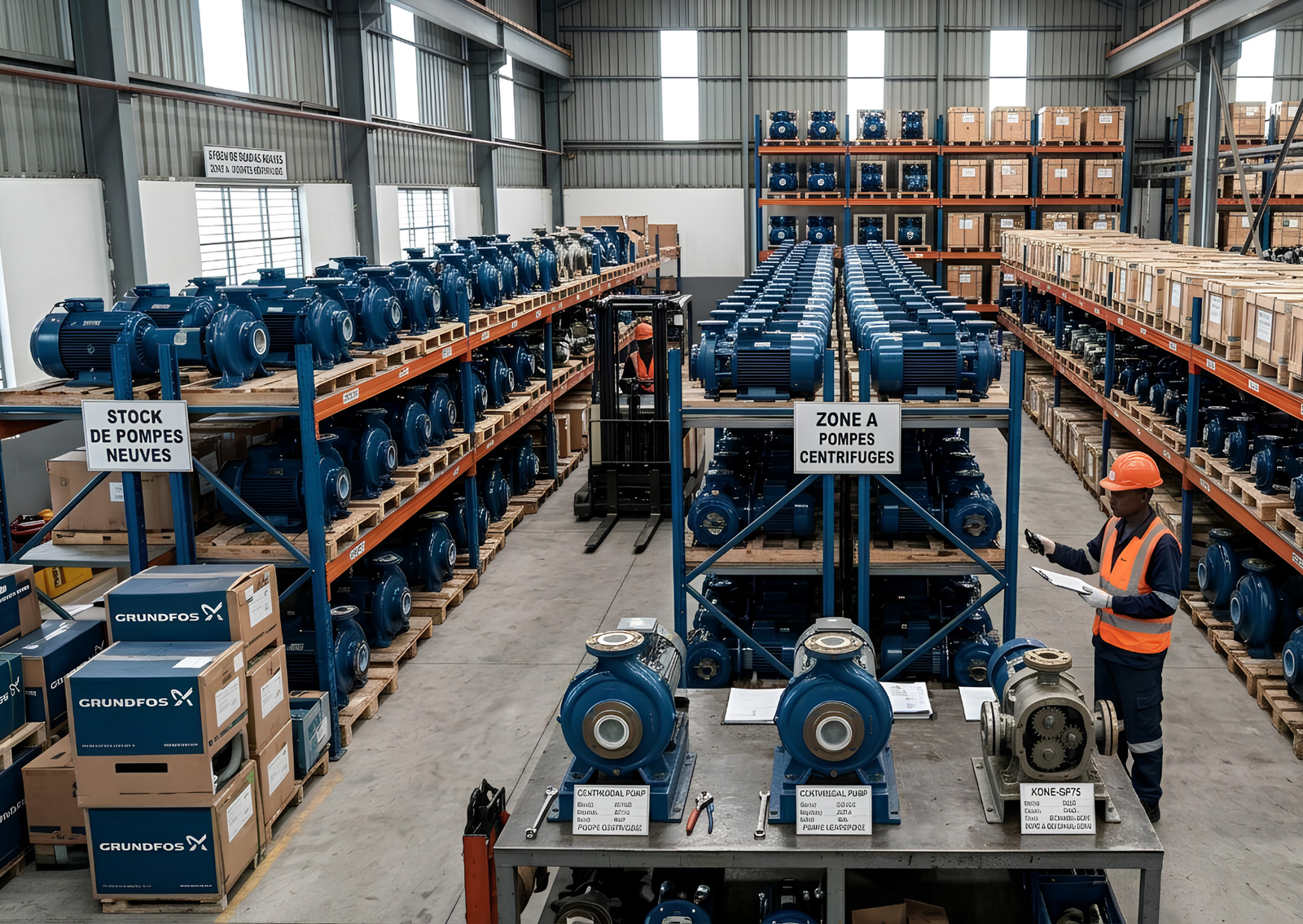 End-suction and monoblock centrifugal pumps for industrial duty